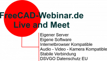 Live and Meet - FreeCAD-Webinar.de